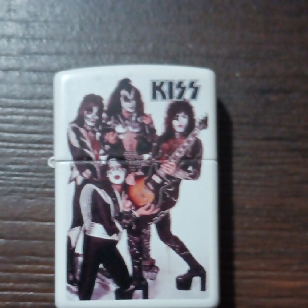 KISS Band White Lighter